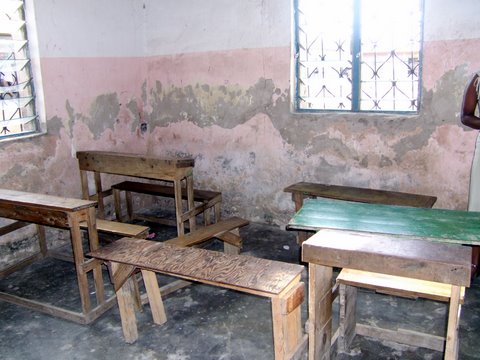 School in slum area